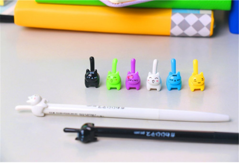 Amazon.com : HIPGCC Cute Pens Kawaii Pen Cute Cat Pens 0.5 mm Gel